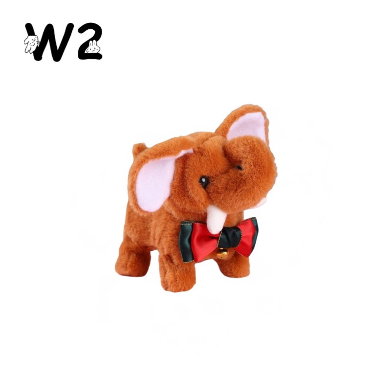 W2TOY Electric Plush Toy -Bowtie Elephant（1pcs）