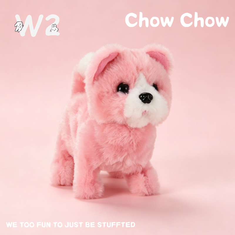 W2TOY Electric Plush Toy - Chow Chow（1pcs）