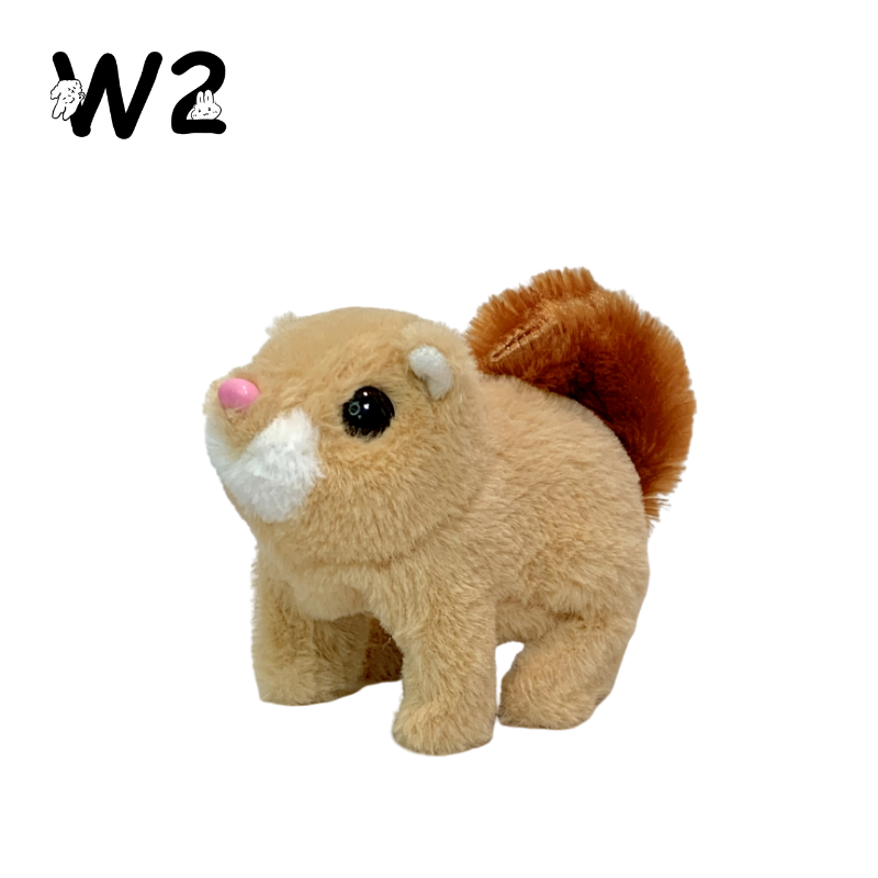 W2TOY Electric Plush Toy -Squirrel（1pcs）