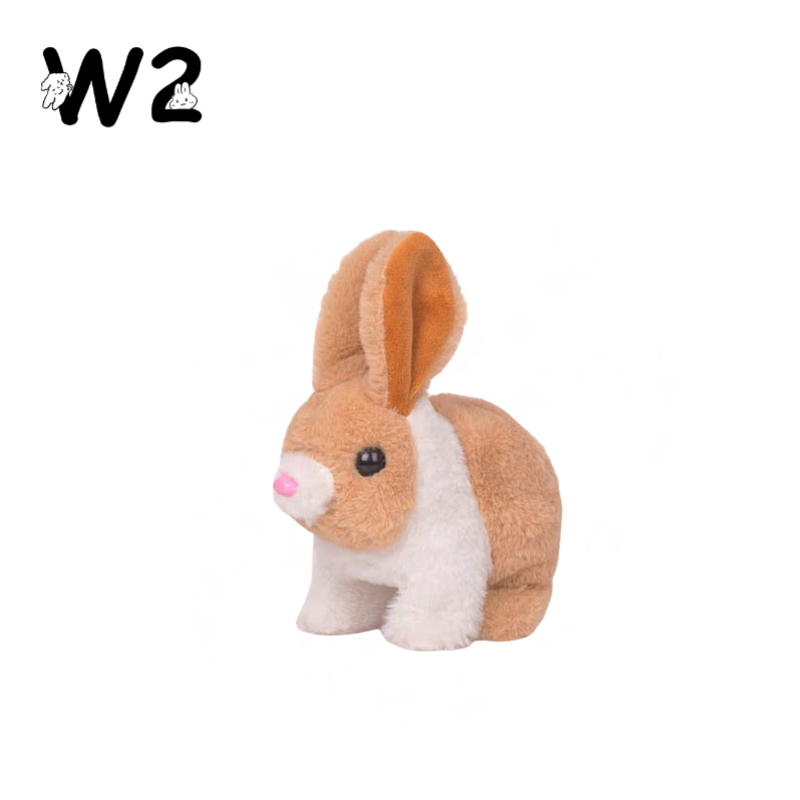 W2TOY Electric Plush Toy -Two-Tone Rabbit（1pcs）