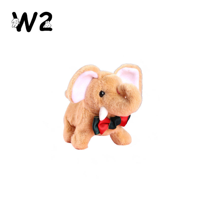 W2TOY Electric Plush Toy -Bowtie Elephant（1pcs）