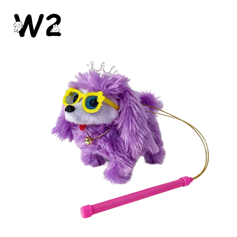 W2TOY Electric Plush Toy -Fluffy Dog（1pcs）