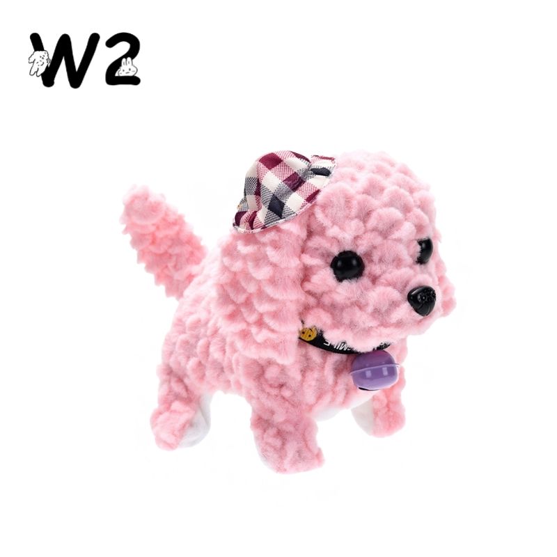 W2TOY Electric Plush Toy - Small Checkered Puppy（1pcs）