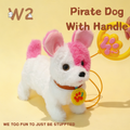 W2TOY Electric Plush Toy - Pirate Dog With Handle（1pcs）