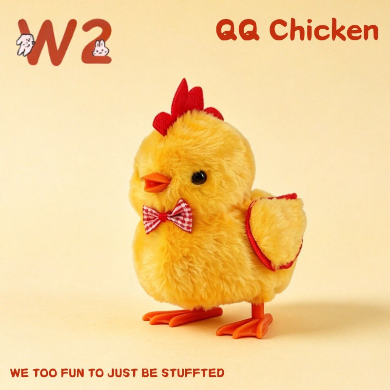 W2TOY Electric Plush Toy -QQ Chicken（1pcs）
