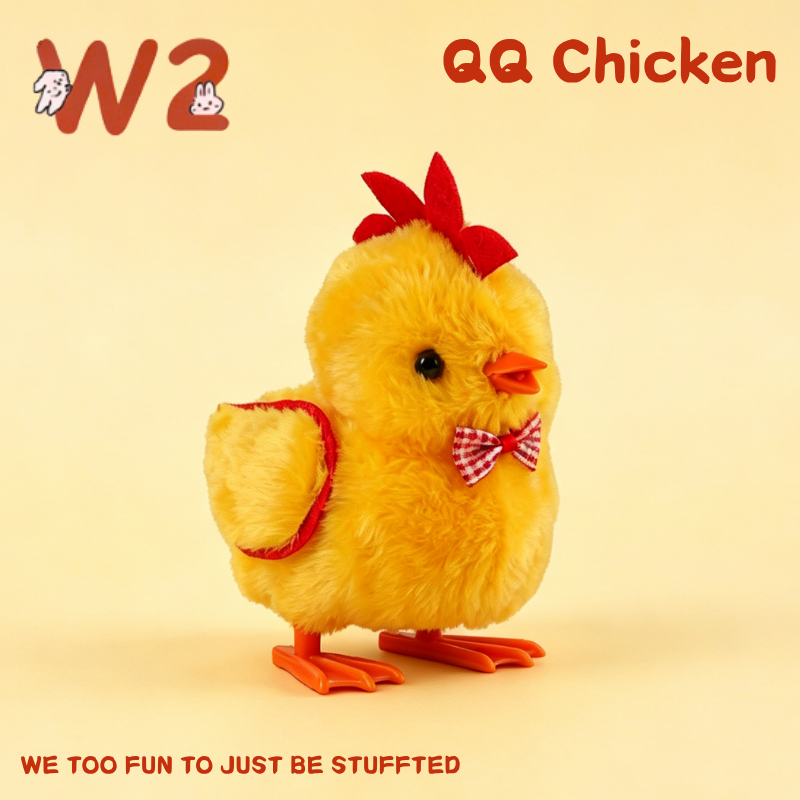 W2TOY Electric Plush Toy -QQ Chicken（1pcs）